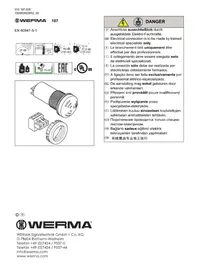 Notice Werma 107.010.60 Signalisation lumineuse industrielle
