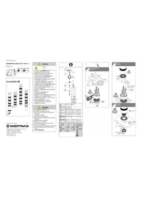 Notice Werma 634.310.75 Feu de signalisation industriel
