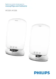 Notice PHILIPS HF3308 Valaistus
