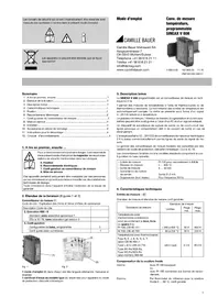 Notice Camille Bauer SINEAX V608 Contrôleur de température