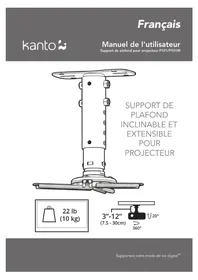 Notice Kanto P101 Accessoire de projecteur