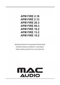 APM Fire 16.2 MAC AUDIO