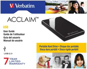 Notice VERBATIM ACCLAIM 97185 Disque dur