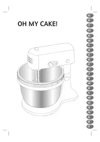 Notice TEFAL OH MY CAKE QB1108 Food Processor