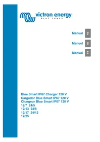 Notice VICTRON ENERGY BLUE SMART IP67 Battery charger