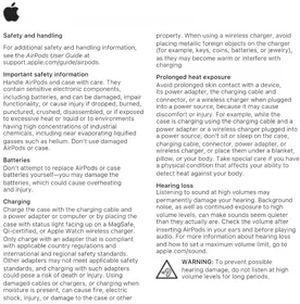 Notice APPLE AIRPODS PRO 2 Écouteurs sans fil