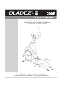 Notice Bladez 200E Appareil de fitness