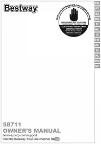 Notice BESTWAY FLOWCLEAR 58711 Robotti-imuri