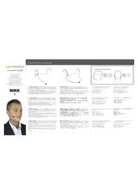 Notice Røde LAVHEADSET Microphone