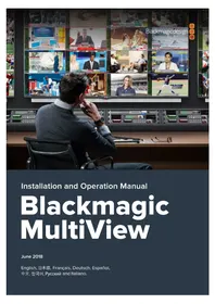 Notice Blackmagic Design MULTIVIEW 16 Процессор