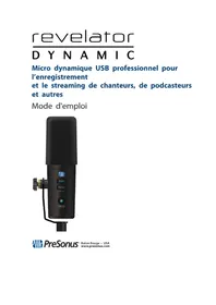 Notice PRESONUS REVELATOR DYNAMIC Microphone