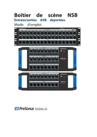 Notice PRESONUS NSB 8.8 Table de mixage