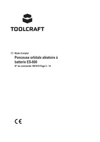Notice Toolcraft ES800 Routeur