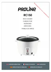 Notice PROLINE RC150W Limpiador a vapor
