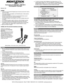 Notice NightStick NSR9614B Lampe de poche