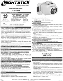 Notice NightStick XPR5554G Lampe de poche