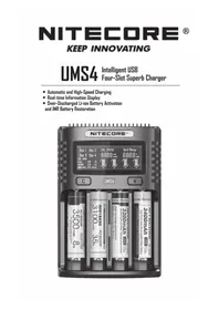 Notice Nitecore UMS4 Battery charger