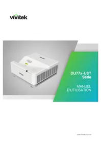 Notice VIVITEK DU775ZUST Projecteur