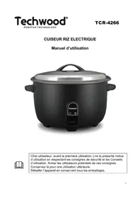 Notice TECHWOOD TCR102 Cuiseur à riz