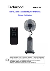 Notice TECHWOOD TVE431 Ventilateur