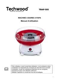 Notice TECHWOOD TFC740 Appareil à fondue, raclette et wok