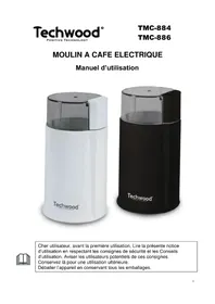Notice TECHWOOD TMC884 Moulin à café