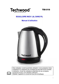 Notice TECHWOOD TBI018 Bouilloire