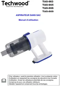 Notice TECHWOOD TAS658 Aspirateur