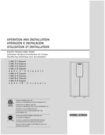 Notice STIEBEL ELTRON DHC CLASSIC Caldera