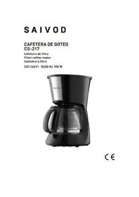 Notice Saivod CG217 Machine à café