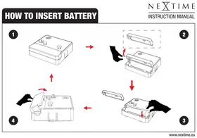 Notice NeXtime 5194ZW Horloge