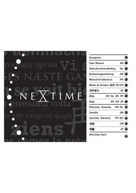 Notice NeXtime 5197CR Horloge