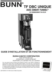 Notice Bunn SINGLE TF DBC Machine à café