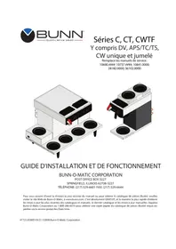 Notice Bunn CWATC Machine à café