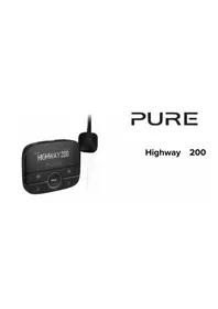 Notice PURE HIGHWAY 200 Mp3-speler