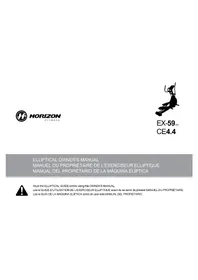Horizon Fitness EX59 - Bicicleta elíptica