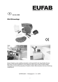 Notice Eufab 21005 Contrôle climatique