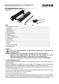 Notice Eufab 21077 Compresseur