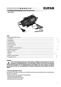 Notice Eufab 16616 Batterijlader