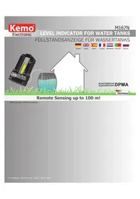 Notice Kemo M167N Capteur de niveau d'eau
