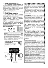 Notice Kemo M033N Recepteur