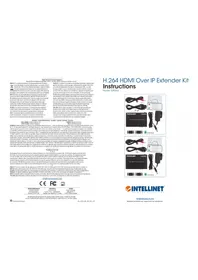 Notice Intellinet 208253 Extension audio/video
