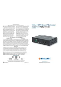 Notice Intellinet 208246 Extension audio/video