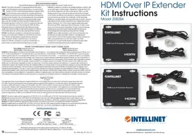 Notice Intellinet 208284 Extension audio/video