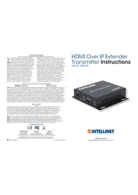 Notice Intellinet 208260 Extension audio/video