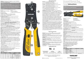 Notice Intellinet 780124 Outil à main