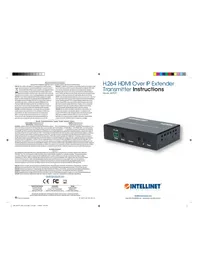 Notice Intellinet 207577 Extension audio/video