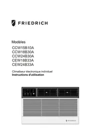 Notice Friedrich CHILL PREMIER CCW15B10B Climatisation