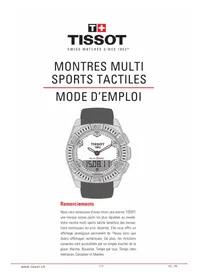 TISSOT TRACE Touch Steel - Montre