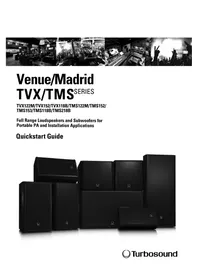 Notice Turbosound TVX152 Speaker